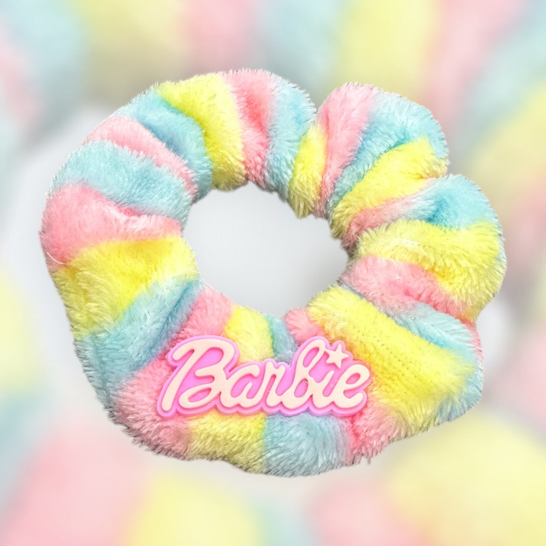 Scrunchie rainbow barbie
