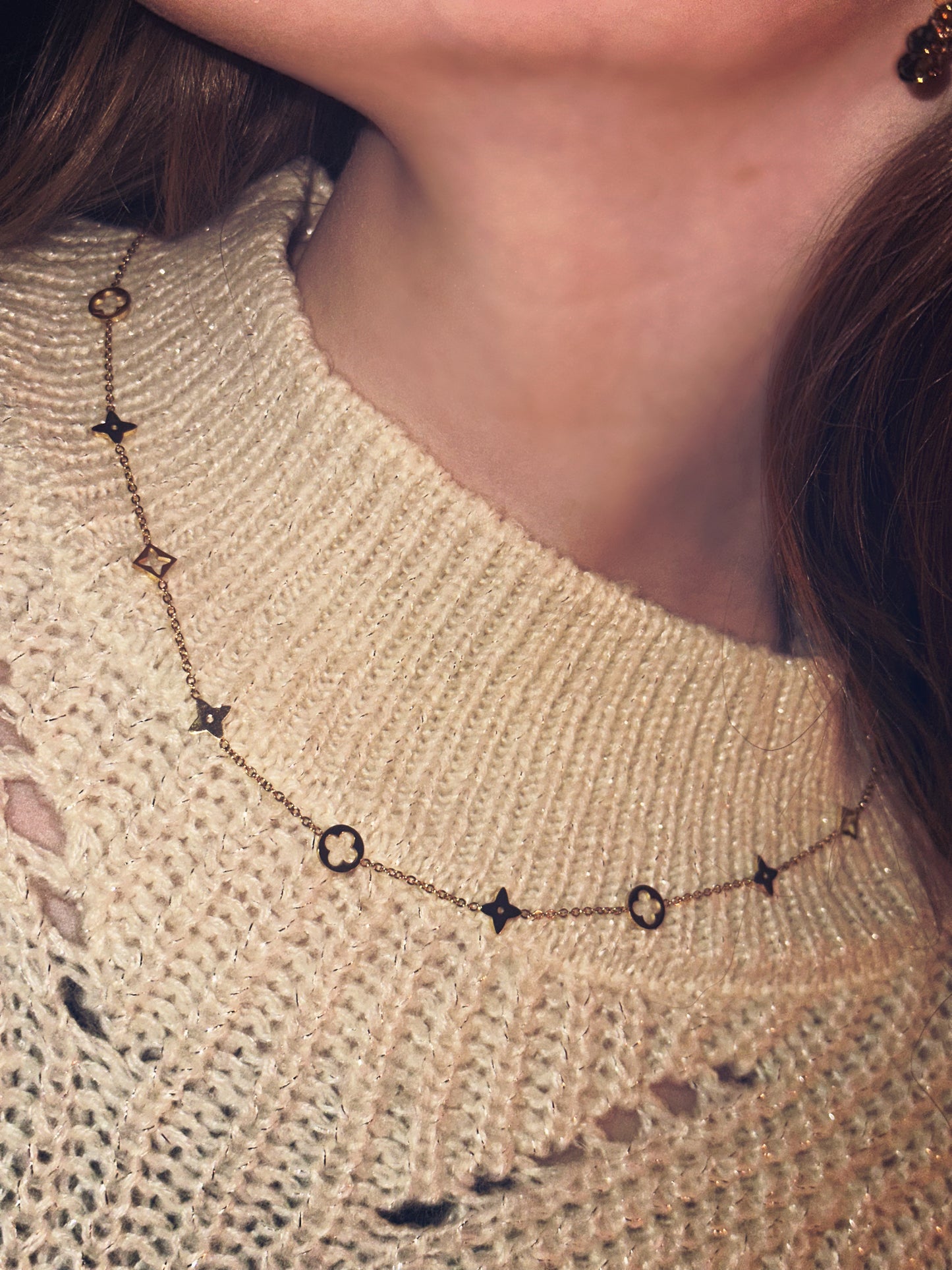 Ketting goud met vormpjes