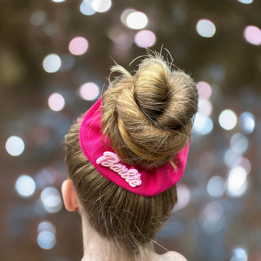 Scrunchie roze barbie